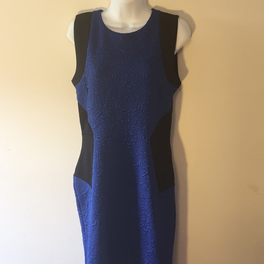 🔥blue and black dress🔥